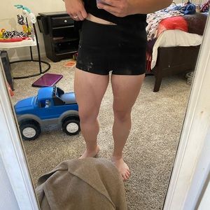 Victoria secret high rise spandex shorts